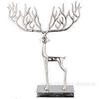 Фигура "Олень" (металл, дерево), 24,5x7,5xH33 см - фото 1