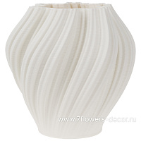 Ваза "Иллюзия" (керамика), D29xH29 см, для сухоцветов - фото 1