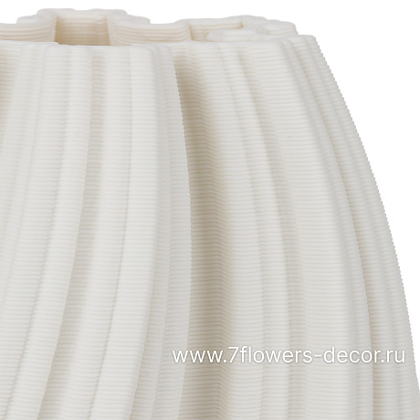 Ваза Иллюзия (керамика), D19xH34 см, для сухоцветов - фото 2