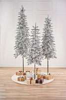 Ель искусственная заснеженная "Королева Тянь Шаня" (ПЭ), D50xH180 см - фото 1