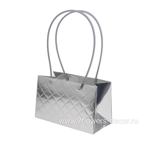 Сумка подарочная Голограмма (картон), 22x10,5xH13,5 см, набор (10 шт), с ламинацией - фото 1