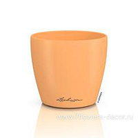 Кашпо Lechuza "Classico Color Deco 10 papaya" (пластик), D11xH10 см - фото 1