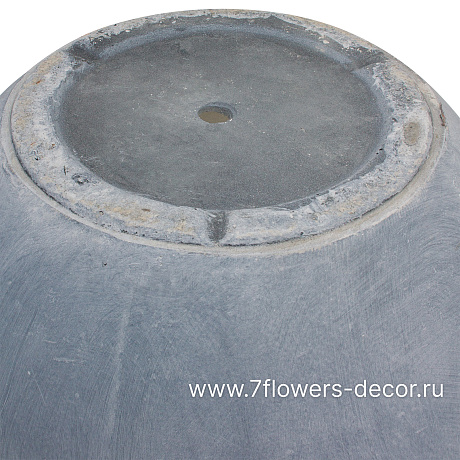 Кашпо Nobilis Marco Stone grey Jar (файберглас), D40,5хH80 см - фото 4