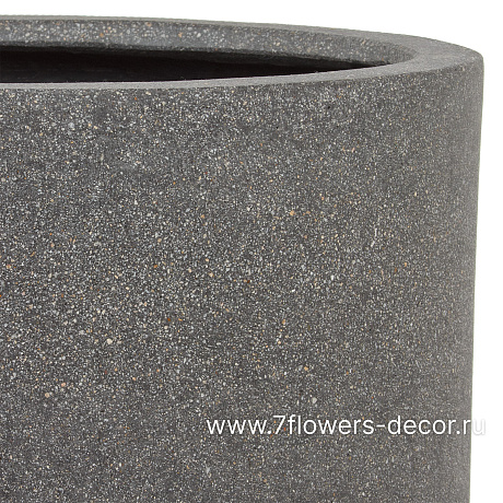 Кашпо Nobilis Marco Plain rough grey Vase (файкостоун), D40хH65,5 см - фото 2