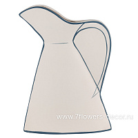 Ваза "Кувшин. Санторини" (керамика), 21x6xH29 см - фото 1