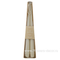 Свеча конус (воск), H25 см, набор (2 шт) - фото 1