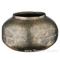 Ваза (металл), D27xH14,5 см - фото 1