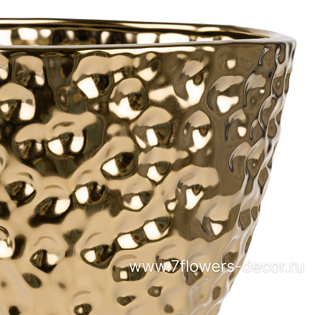 Ваза Металлик (керамика), D19,5xH34 см - фото 2