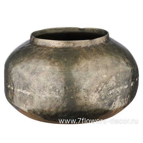 Ваза (металл), D27xH14,5 см - фото 1