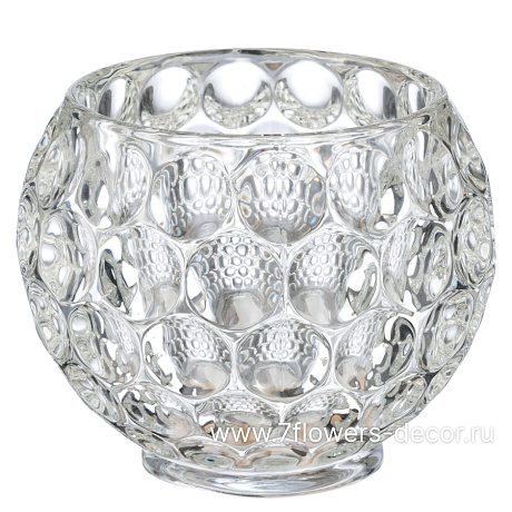 Ваза Crystal sphere (стекло), D12xH15 см - фото 1