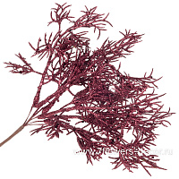 Ветка искусственная (пластик), H21 см, с глиттером - фото 1