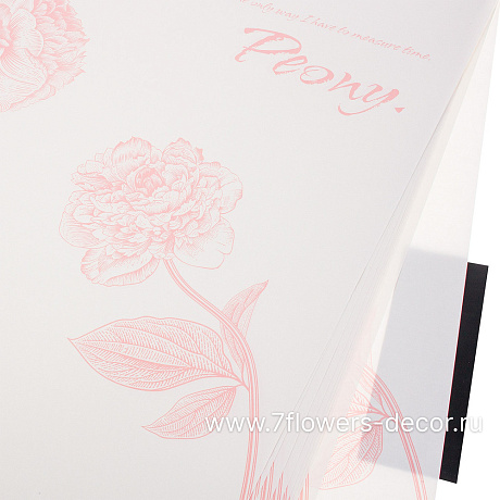 Набор дизайнерской бумаги Flowers 100 г/м2, 53x53 см (10шт) - фото 1