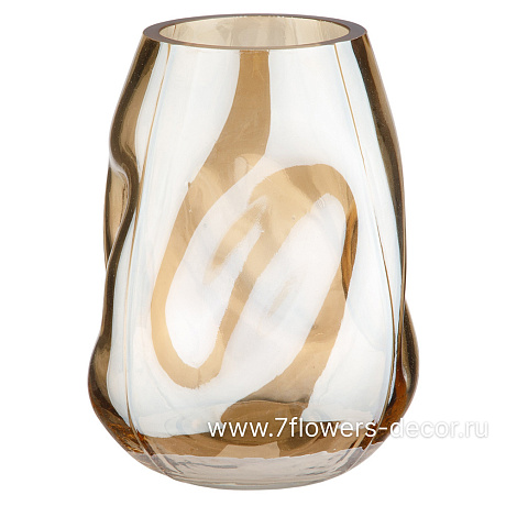Ваза Paper (стекло), D8xH18 см - фото 1