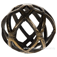 Фигура "Шар Antique" (металл), 12x12xH12 см - фото 1