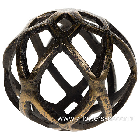 Фигура Шар Antique (металл), 12x12xH12 см - фото 1