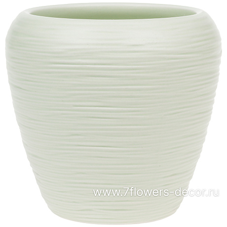 Кашпо (керамика), D13xH12 см - фото 1