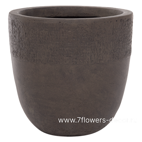 Кашпо Nobilis Marco Pixels Round (GRC), D25xH23 см - фото 1