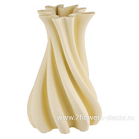 Ваза "Иллюзия" (керамика), 13x15xH24 см, для суxоцветов - фото 1