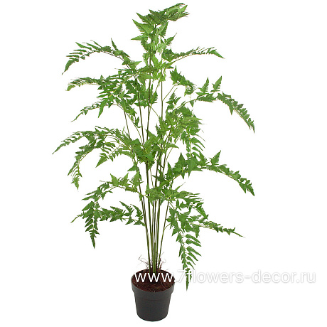 Растение искусственное Папоротник в кашпо, H150 см - фото 1