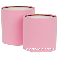 Коробка шляпная, D18xH18 см, D16xH16 см, набор (2 шт), без крышки - фото 1