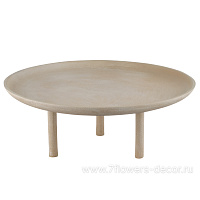 Подставка "Matte" (металл), D37xH14,5 см, на ножках - фото 1