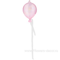 Елочная игрушка "Воздушный Шар" (стекло), D14xH23 см - фото 1