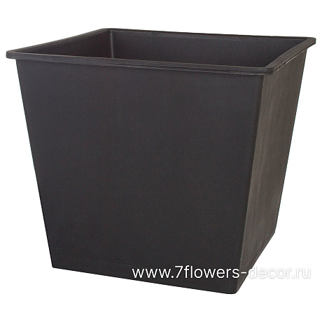 Кашпо Nobilis Marco Rock2-grey Cube (полистоун), 40х40хH40 см, с тех.горшком - фото 4