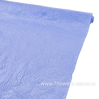 Бумага жатая, однотонная "Синий-сиреневый", 70 смx5 м - фото 1
