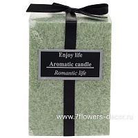 Свеча квадрат (парафин), 7x7xH10 см - фото 1