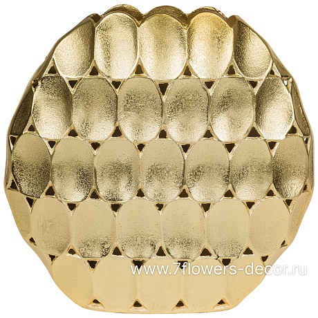 Ваза (металл), 33x9xH33 см, для сухоцветов - фото 1