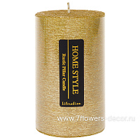 Свеча цилиндр "Блеск" (парафин), D6xH10 см - фото 1