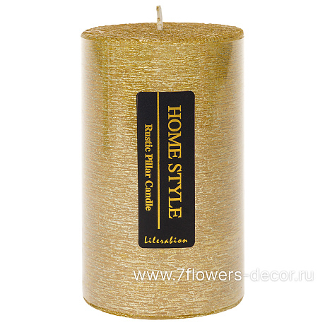 Свеча цилиндр Блеск (парафин), D6xH10 см - фото 1
