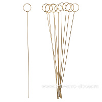 Крепеж для открыток в букете "Колечко" (металл), H35 см, набор (10 шт) - фото 1