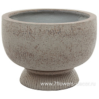 Кашпо Nobilis Marco "Plain grey stone Cup" (файкостоун), D53хH38 см - фото 1