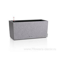 Кашпо Lechuza "Balconera Stone 40 Complete stone grey" (пластик), 40x19xH19 см - фото 1