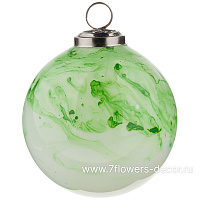 Елочная игрушка "Шар" (стекло), D10 см - фото 1