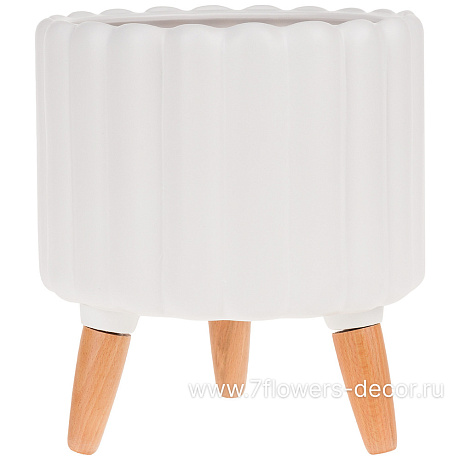 Кашпо Art (керамика), D22х22хН23 см - фото 1