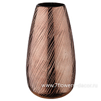Ваза "Smoke bright" (металл), D17xH30 см - фото 1