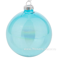 Елочная игрушка "Шар" (стекло), D10 см - фото 1