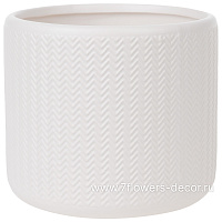 Кашпо (керамика), D12,5xH15,5 см - фото 1