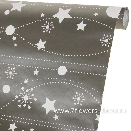 Набор подарочной бумаги Звездочки, 70х100 см (2шт) - фото 1