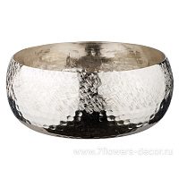 Блюдо декоративное (металл), D25xH10 см - фото 1