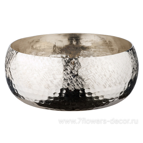 Блюдо декоративное (металл), D25xH10 см - фото 1