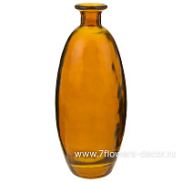 Ваза бутылочная "Йодная С4635" (стекло), D9xH21,5 см - фото 1