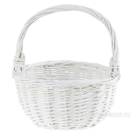 Корзина плетеная (ива), 27x21xH11/25 см - фото 1