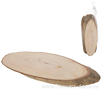 Спил декоративный (дерево), набор (4 шт) - фото 1