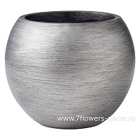 Ваза Capi Nature Retro Vase Ball Silver, D23xH19cм - фото 1