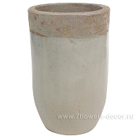 Кашпо Nobilis Marco "White beach Vase" (керамика), D41хН63 см - фото 1