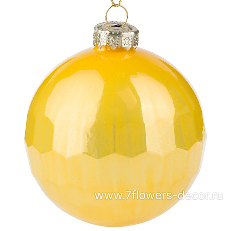 Елочная игрушка Шар (стекло), D8 см - фото 2