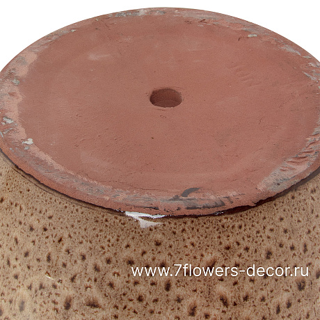Кашпо Nobilis Marco Sandy Beige Round (керамика), D31хH37 см - фото 4
